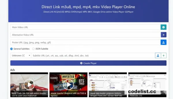 Google Drive Video Player PHP Script v4.7.0